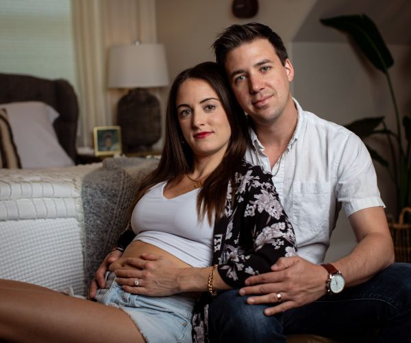 Maternity portrait celebrating this milestone